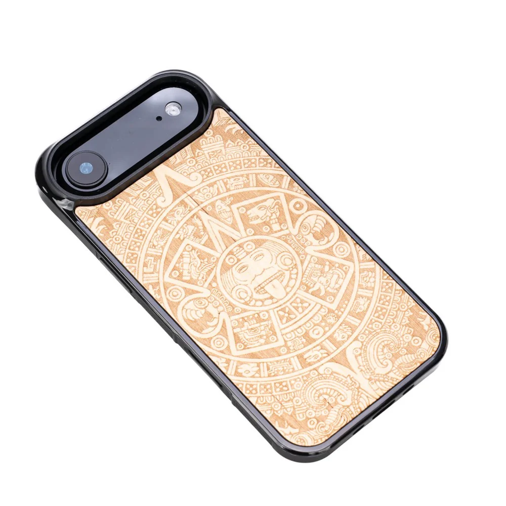 Holzhülle für iPhone Air, Bewood Aniegre Aztekischer Kalender - Image 3