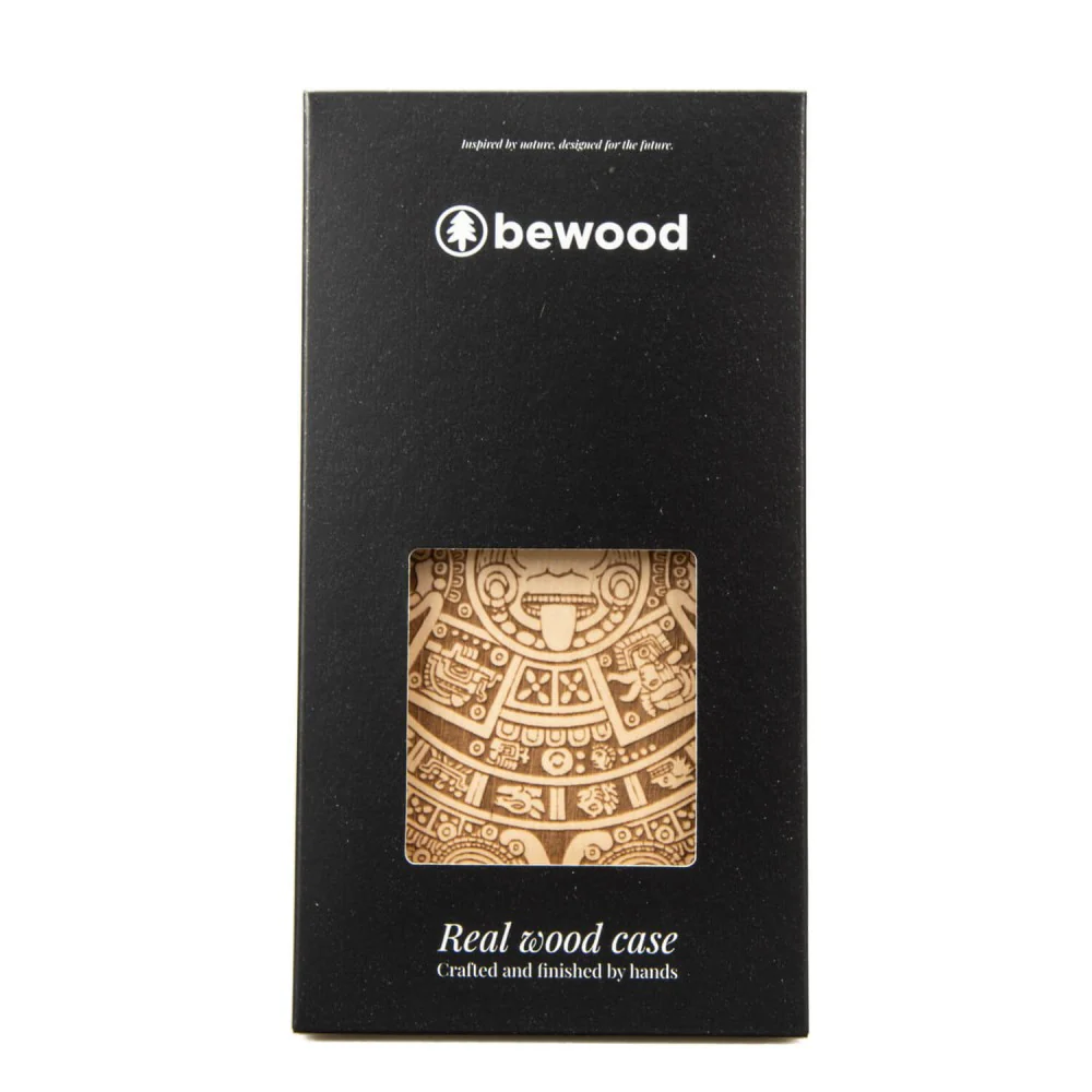 Holzhülle für iPhone Air, Bewood Aniegre Aztekischer Kalender - Image 5