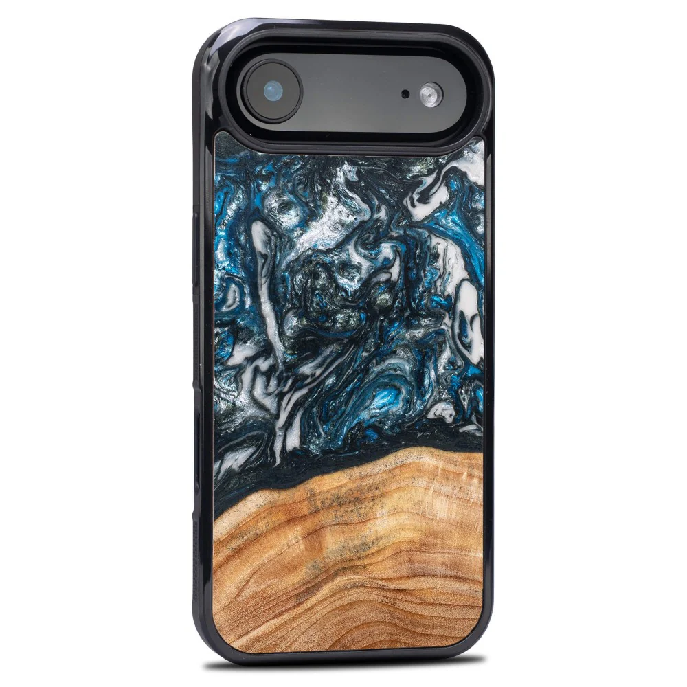 Holzhülle für iPhone Air, Bewood Unique Planets Erde - Image 2