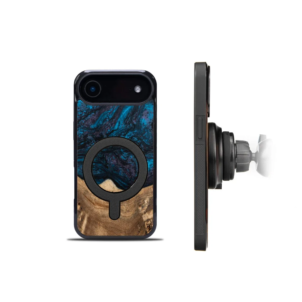 Holzhülle für iPhone Air, Bewood Unique Planets Neptun für MagSafe - Image 3