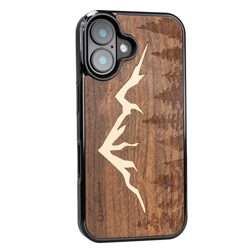 Holzhülle für iPhone 17, Bewood Imbuia-Gebirge - Image 2