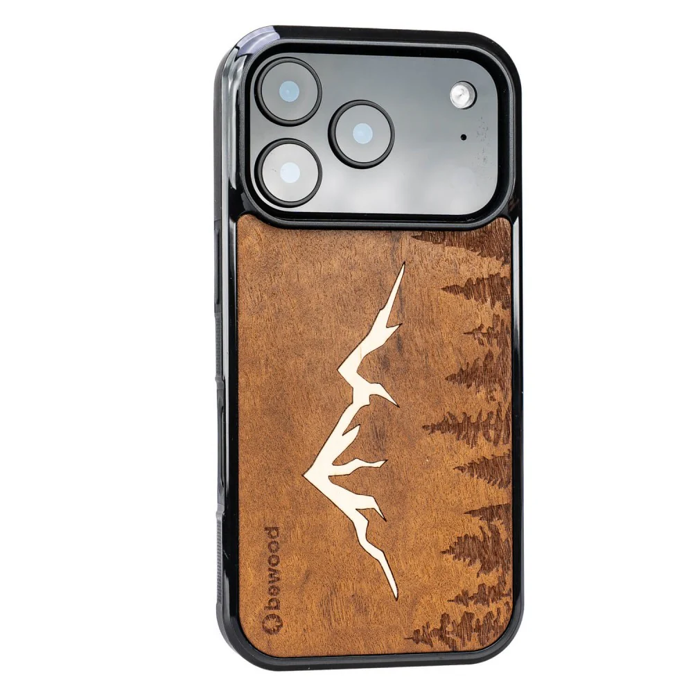 Holzhülle für iPhone 17 Pro, Bewood Imbuia-Gebirge - Image 2