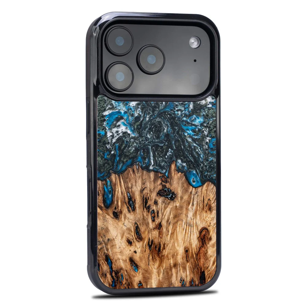 Holzhülle für iPhone 17 Pro, Bewood Unique Planets Erde - Image 2