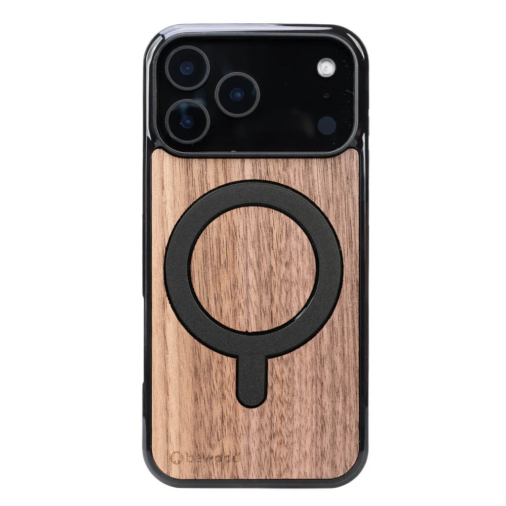 Holzhülle für iPhone 17 Pro Max, Bewood Amerikanischer für MagSafe