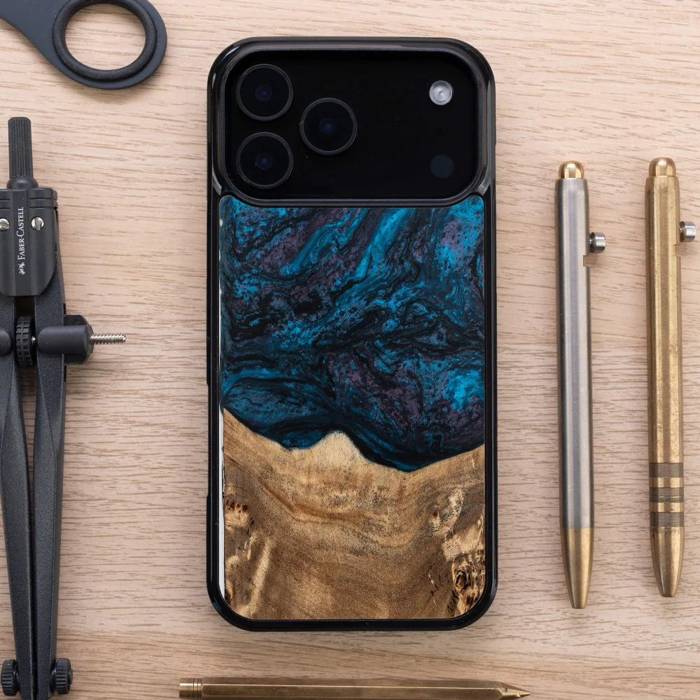 Holzhülle für iPhone 17 Pro Max, Bewood Unique Planets Neptun - Image 3