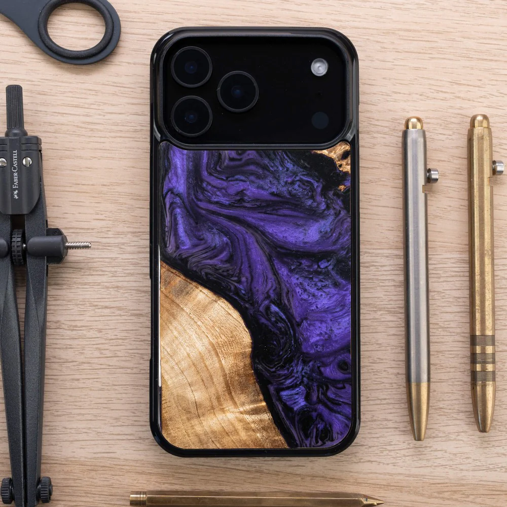 Holzhülle für iPhone 17 Pro Max, Bewood Unique Violet - Image 3