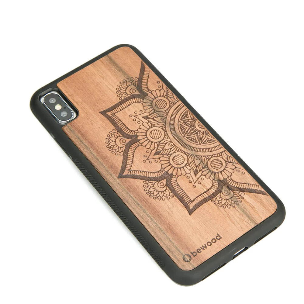 Holzhülle für iPhone Xs Max, Bewood Apfelbaum Mandala - Image 2