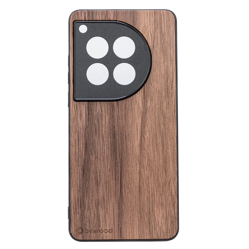 Holzhülle für OnePlus 12, Bewood Amerikanischer Nussbaum