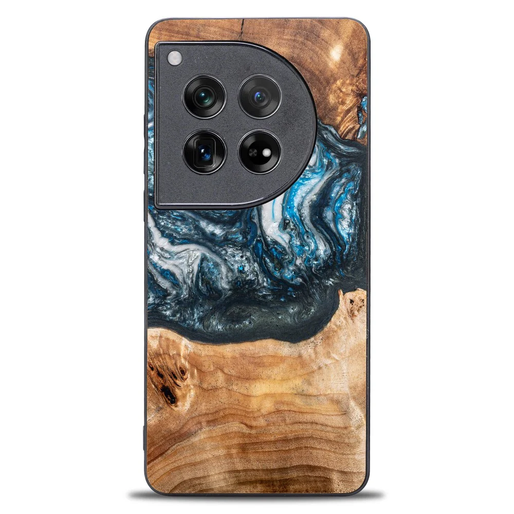 Holzhülle für OnePlus 12, Bewood Unique Planets Erde