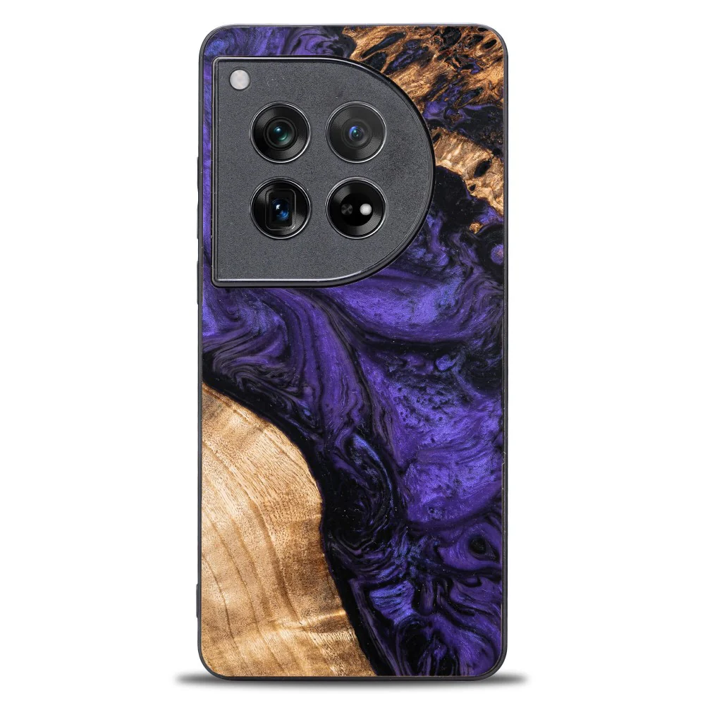 Holzhülle für OnePlus 12, Bewood Unique Violet