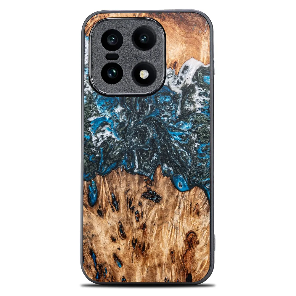 Holzhülle für OnePlus 15, Bewood Unique Planets Erde