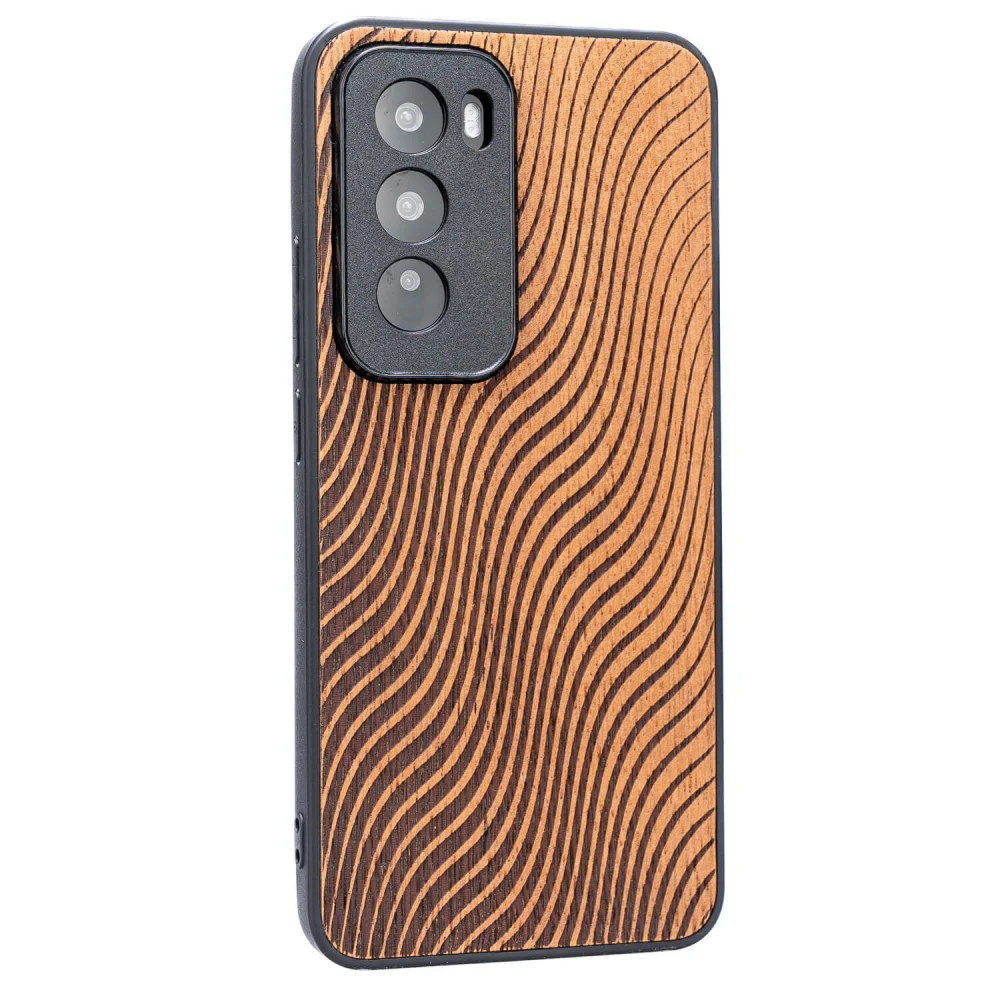 Holzhülle für Oppo Reno 12, Bewood Merbauwellen - Image 2