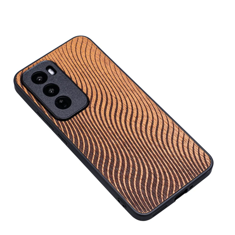Holzhülle für Oppo Reno 12, Bewood Merbauwellen - Image 3