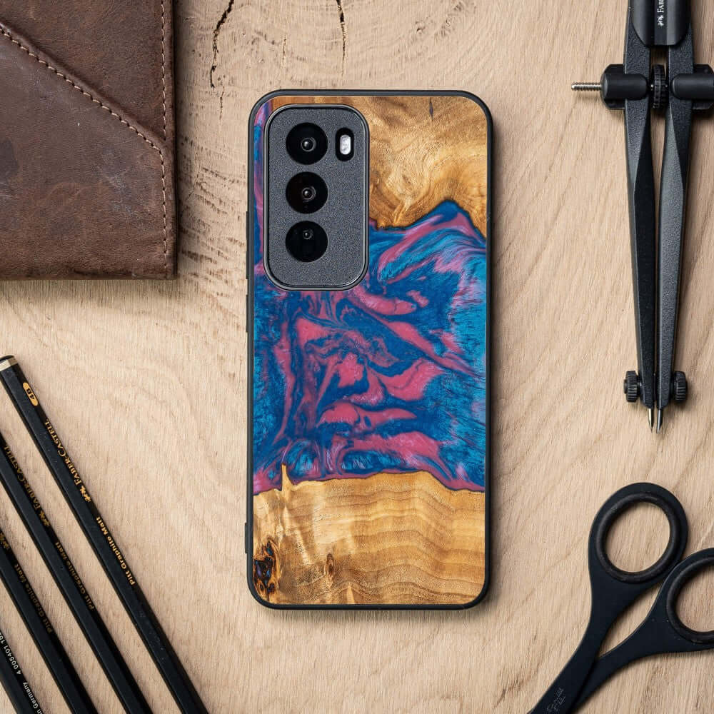 Holzhülle für Oppo Reno 12, Bewood Unique Neons Vegas - Image 2