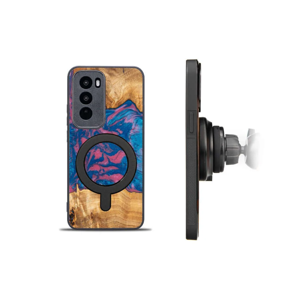 Holzhülle für Oppo Reno 12, Bewood Unique Neons Vegas für MagSafe - Image 2