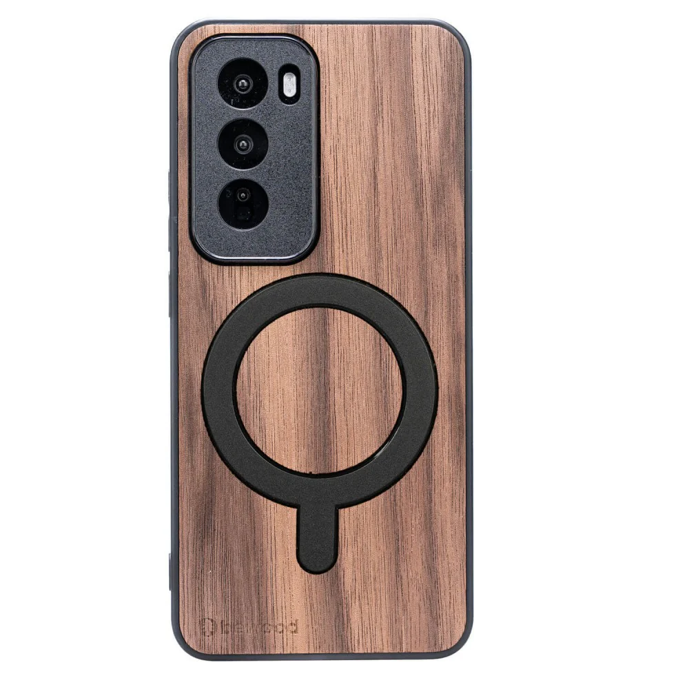 Holzhülle für Oppo Reno 12 Pro, Bewood Amerikanischer für MagSafe