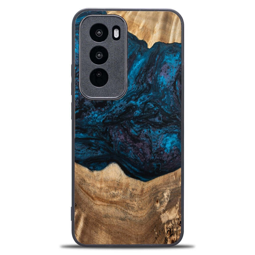 Holzhülle für Oppo Reno 12 Pro, Bewood Unique Planets Neptun