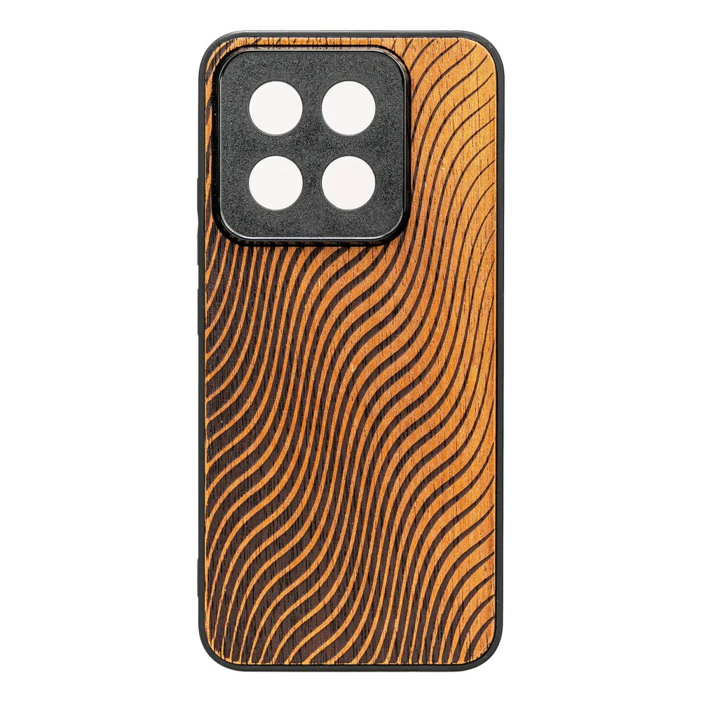Holzhülle für Xiaomi 14T, Bewood Merbauwellen
