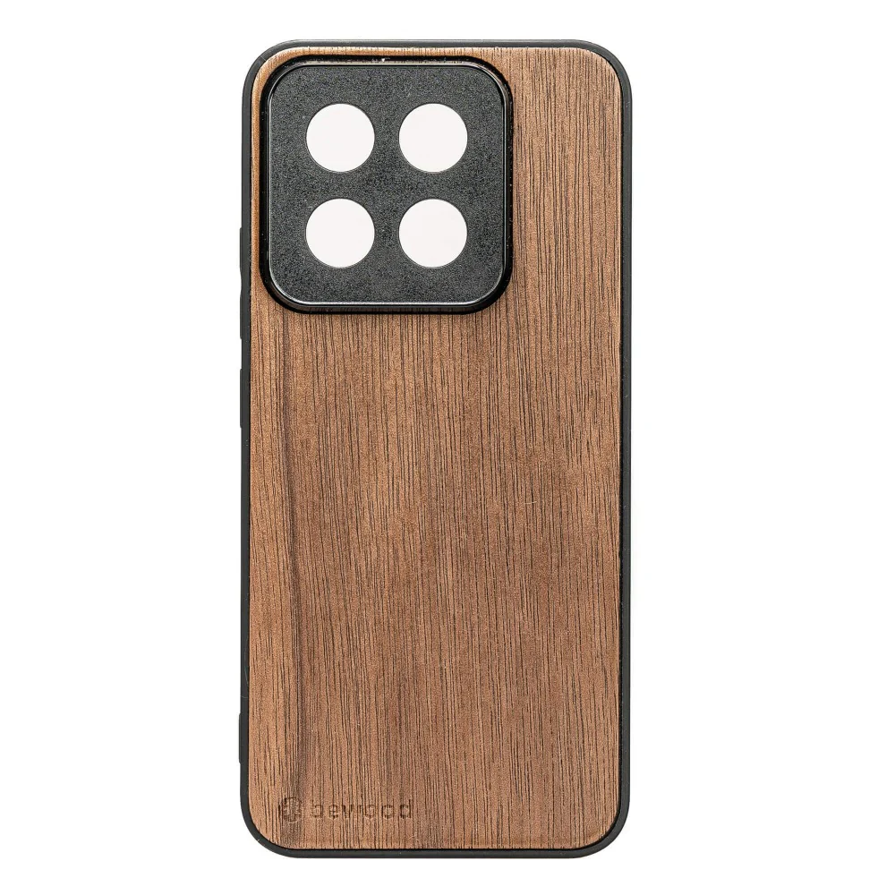 Holzhülle für Xiaomi 14T Pro, Bewood Amerikanischer Nussbaum