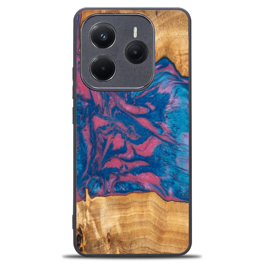 Holzhülle für Xiaomi Redmi Note 14 5G, Bewood Unique Neons Vegas