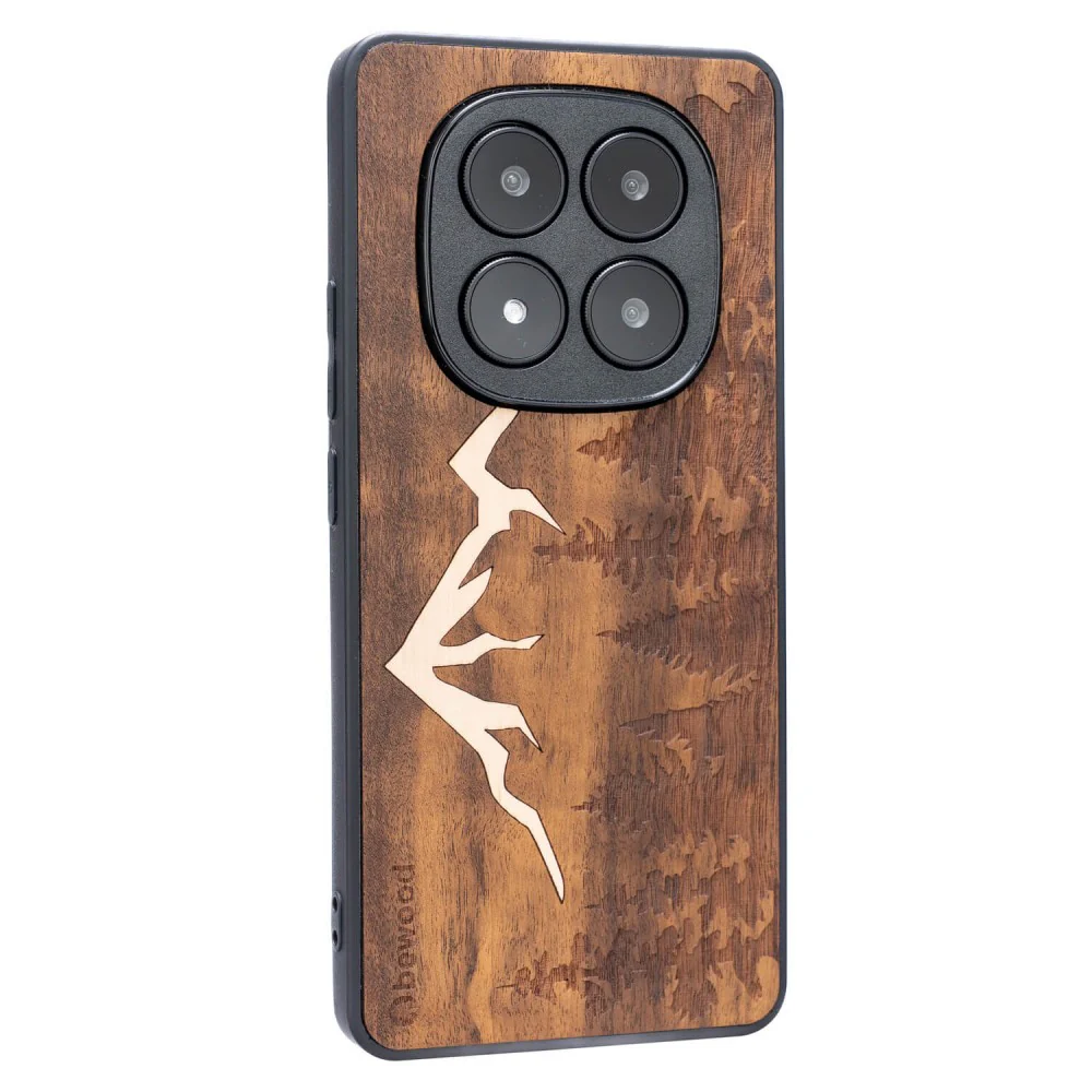 Holzhülle für Xiaomi Redmi Note 14 Pro 5G / Xiaomi Poco X7, Bewood Imbuia-Gebirge - Image 2