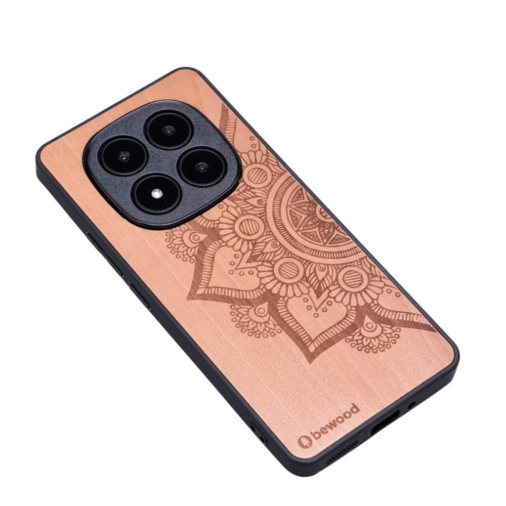 Holzhülle für Xiaomi Redmi Note 14 Pro Plus 5G, Bewood Apfelbaum Mandala - Image 3