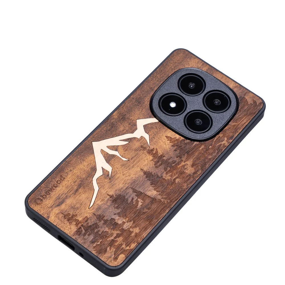 Holzhülle für Xiaomi Redmi Note 14 Pro Plus 5G, Bewood Imbuia-Gebirge - Image 3