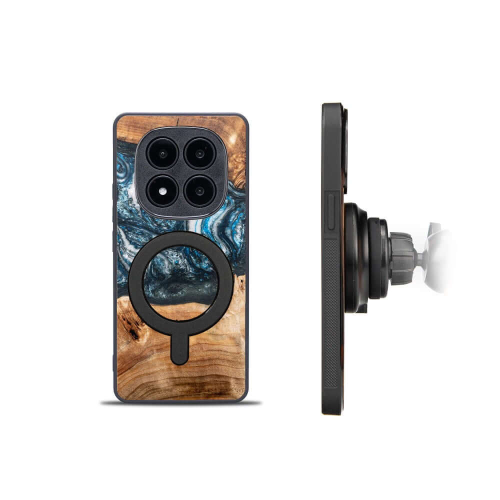 Holzhülle für Xiaomi Redmi Note 14 Pro Plus 5G, Bewood Unique Planets Erde für MagSafe - Image 2