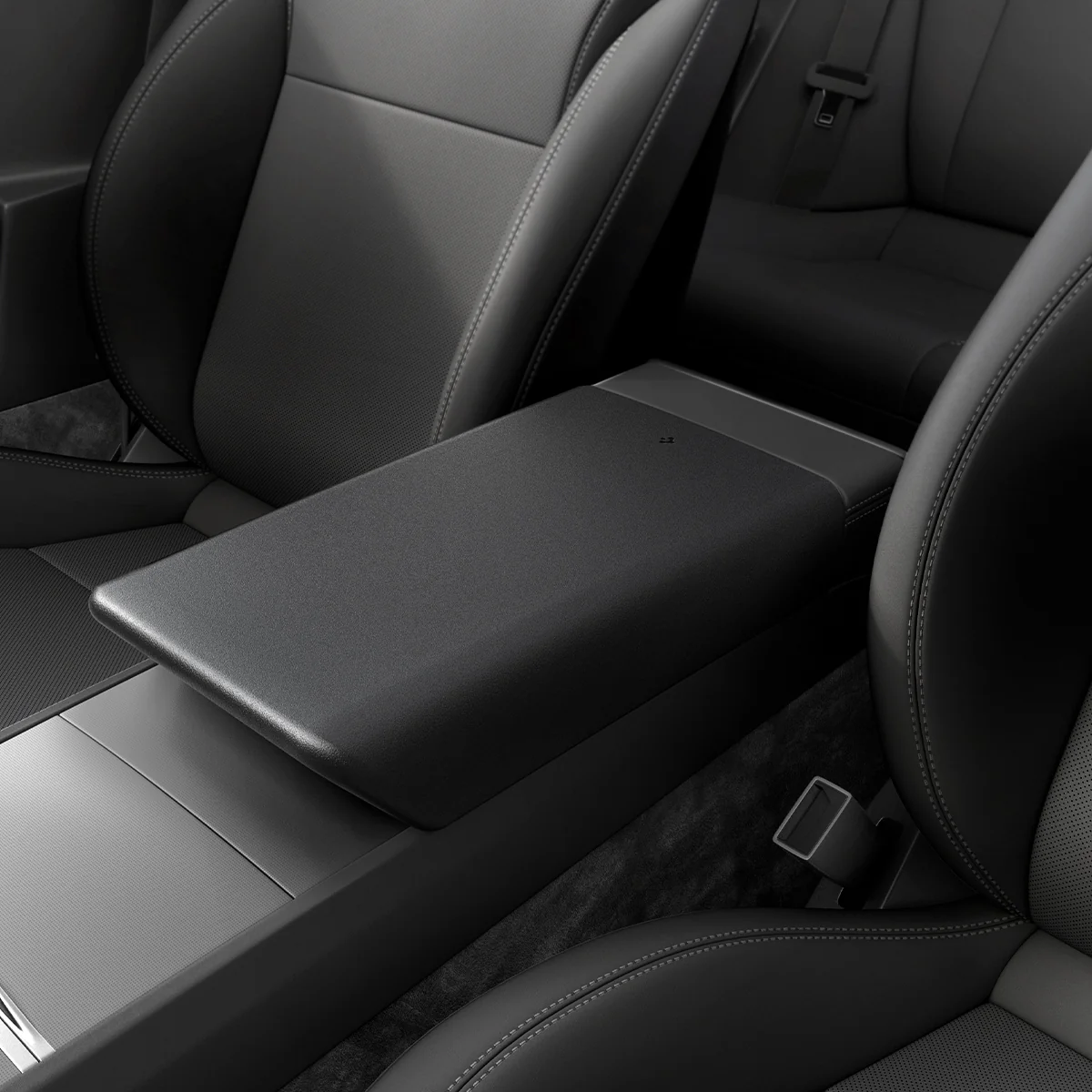 Hülle, Armlehnenpolster für Tesla Model 3 Highland 2024, Spigen Armrest Cover, Schwarz - Image 13