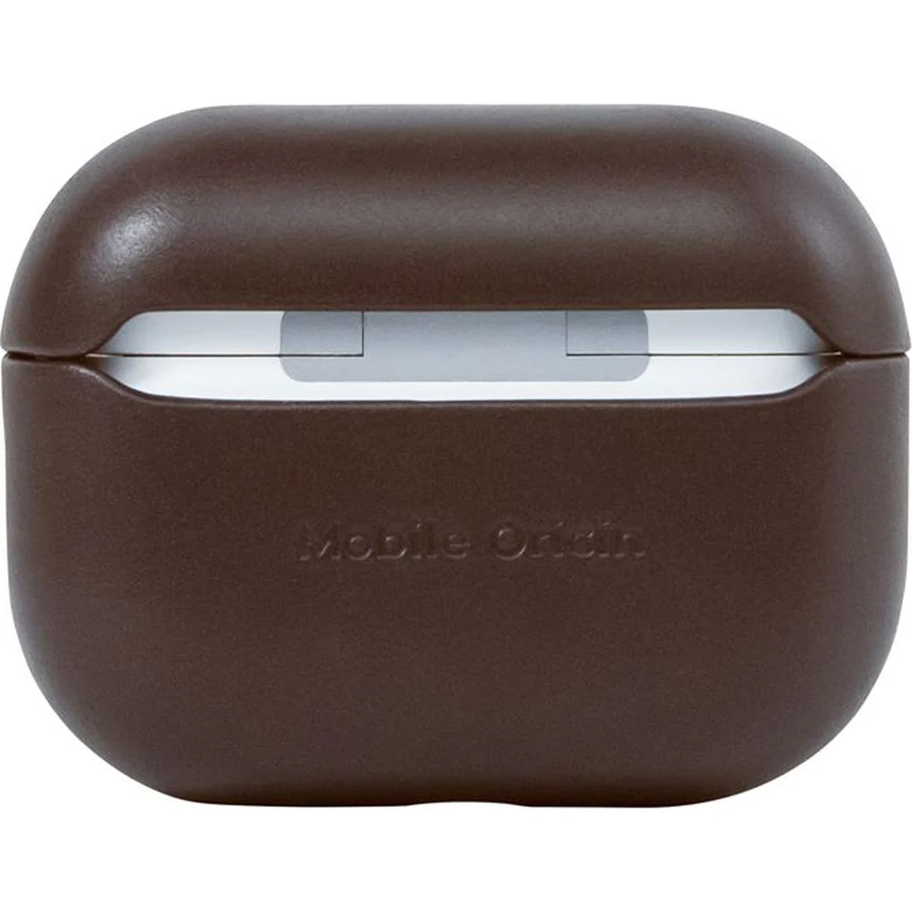 Hülle für AirPods Pro 2, Mobile Origin Leather Case, Braun - Image 2