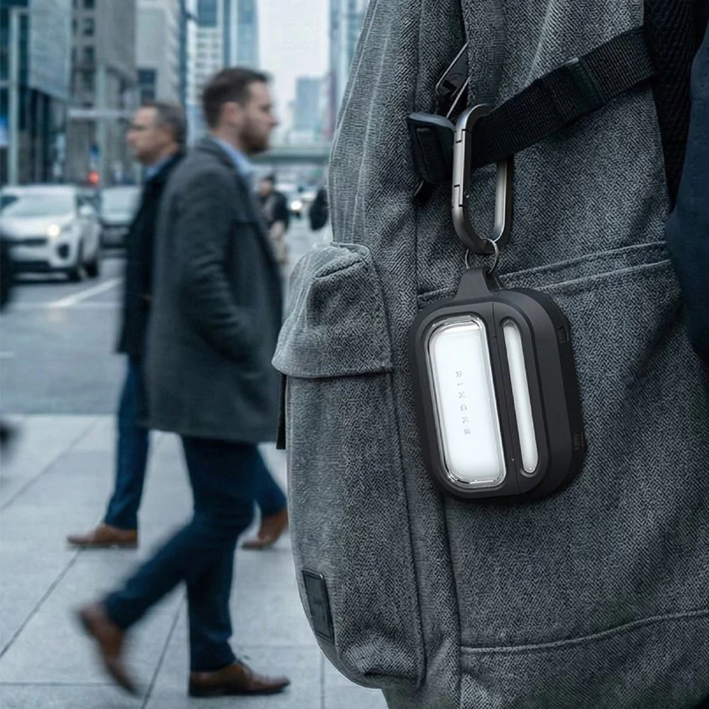 Hülle für AirPods Pro 3, Ringke UX Magnetic mit MagSafe, Schwarz-Transparent - Image 6