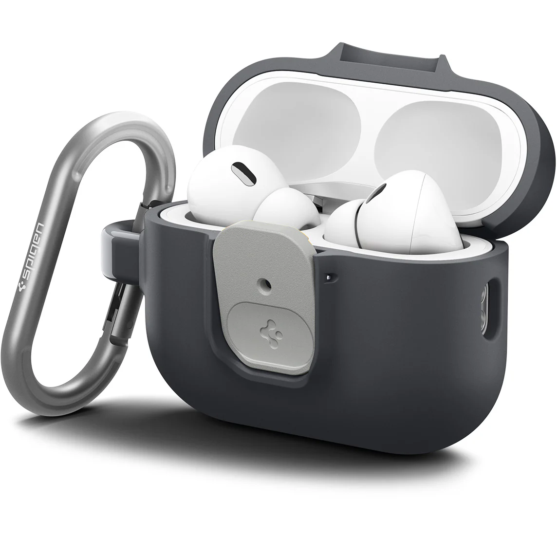 Hülle für Apple AirPods Pro 3, Spigen Nano Pop, Schwarz-Grau