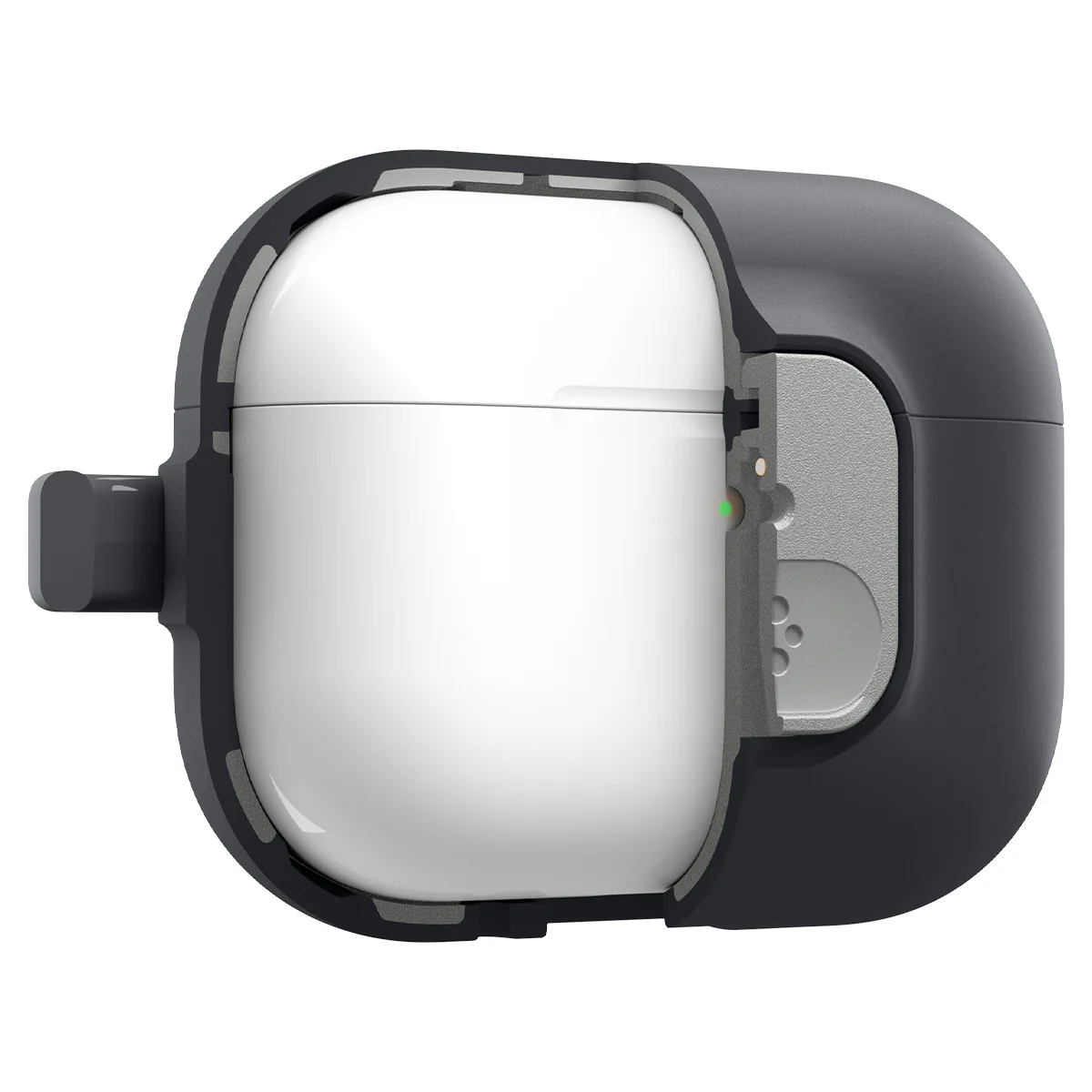 Hülle für Apple AirPods Pro 3, Spigen Nano Pop, Schwarz-Grau - Image 10