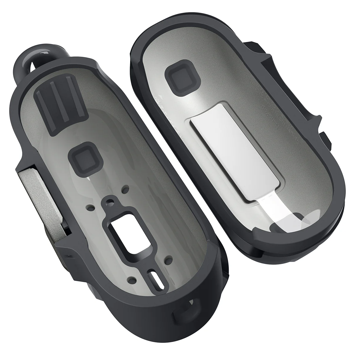 Hülle für Apple AirPods Pro 3, Spigen Nano Pop, Schwarz-Grau - Image 12
