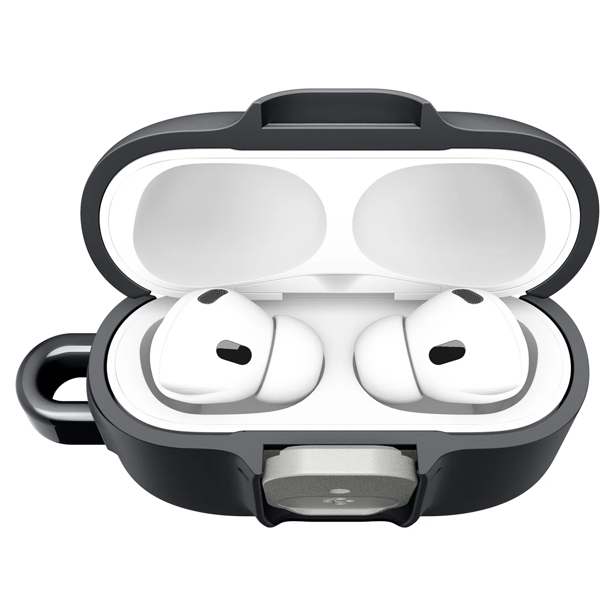 Hülle für Apple AirPods Pro 3, Spigen Nano Pop, Schwarz-Grau - Image 8