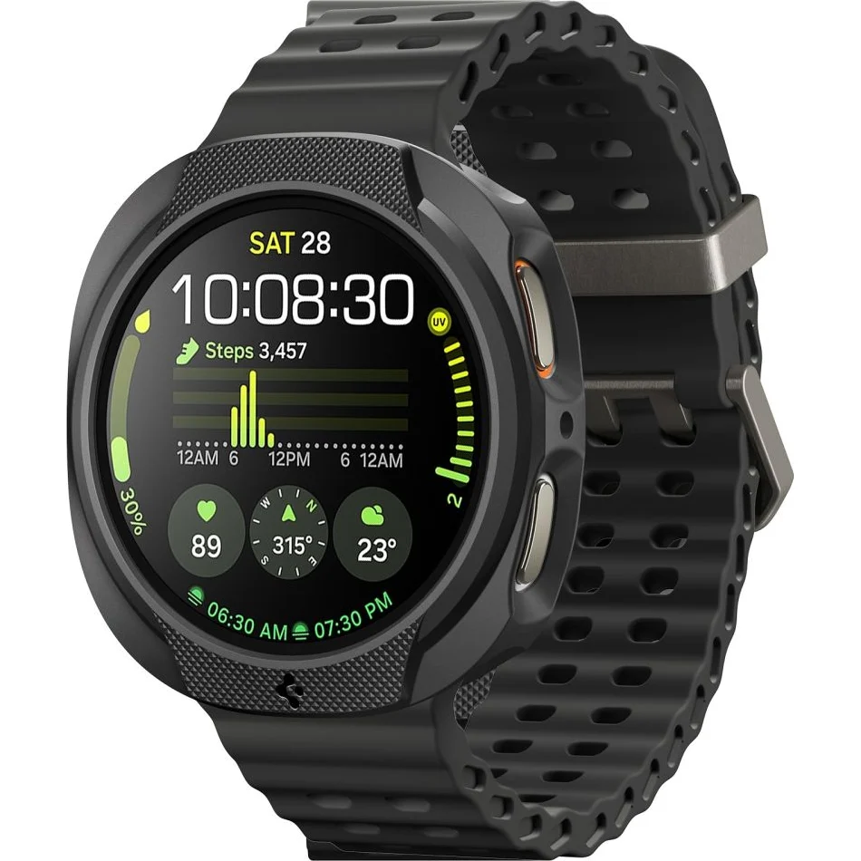 Hülle für Galaxy Watch 8 44 mm, Spigen Liquid Air, Schwarz - Image 3