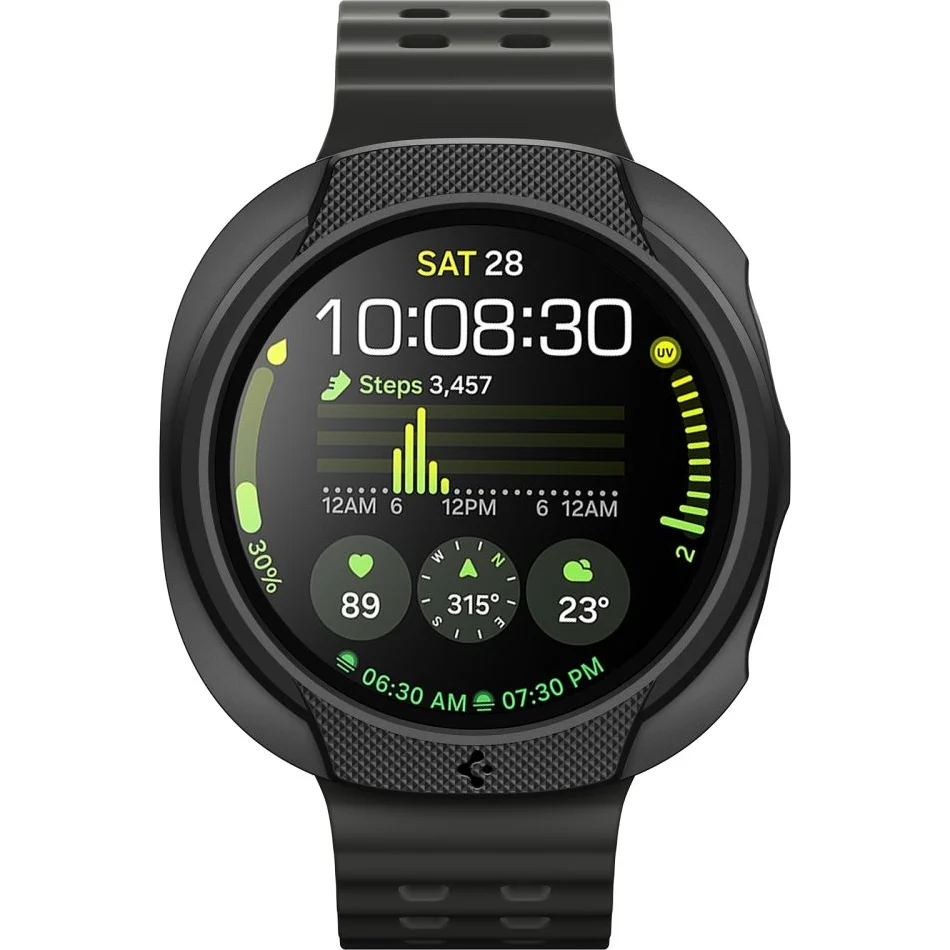 Hülle für Galaxy Watch 8 44 mm, Spigen Liquid Air, Schwarz - Image 6