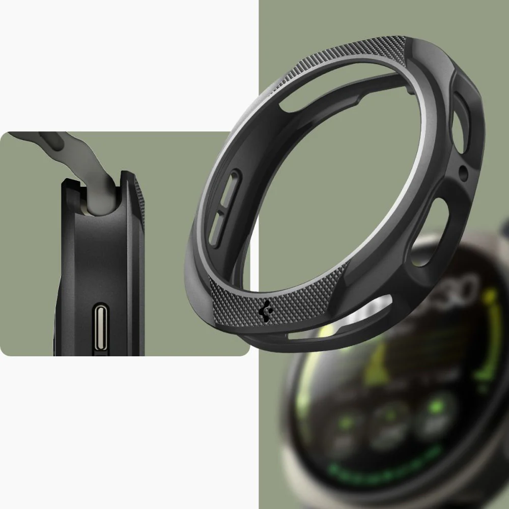 Hülle für Galaxy Watch 8 44 mm, Spigen Liquid Air, Schwarz - Image 8
