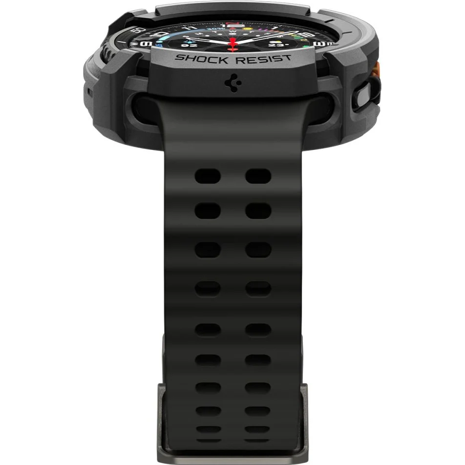 Hülle für Galaxy Watch 8 Classic 46 mm, Spigen Rugged Armor, Schwarz - Image 3