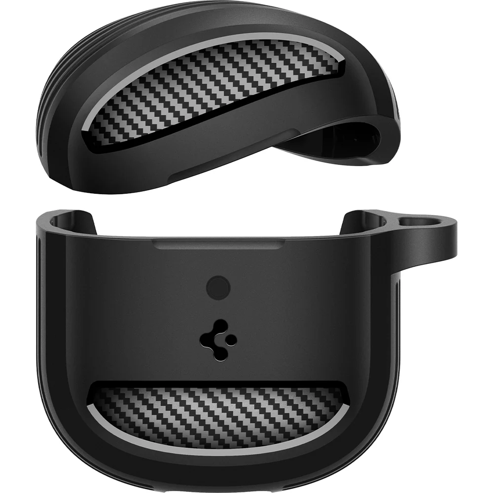 Hülle für Google Pixel Buds 2a, Spigen Rugged Armor, Schwarz - Image 3