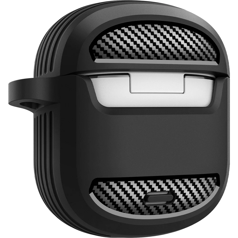 Hülle für Google Pixel Buds 2a, Spigen Rugged Armor, Schwarz - Image 5