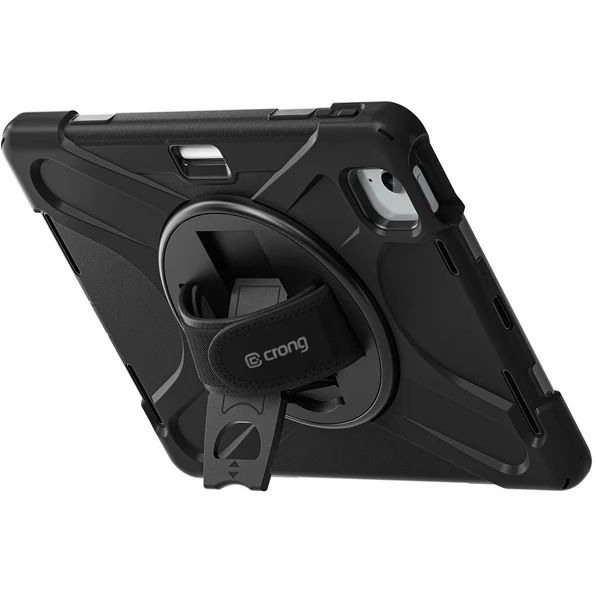 Hülle gepanzert für iPad Air 11" / 10.9" 2020-2026 / Pro 11" 2018-2022, Crong Defender Plus, schwarz - Image 2