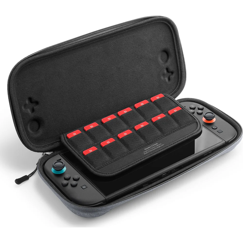 Hülle für Nintendo Switch 2, Spigen Klasden 2 Pouch, Grau - Image 4