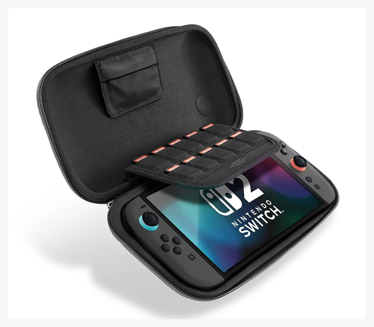 Hülle für Nintendo Switch 2, Spigen Klasden Pouch Renewed, Grau - Image 13