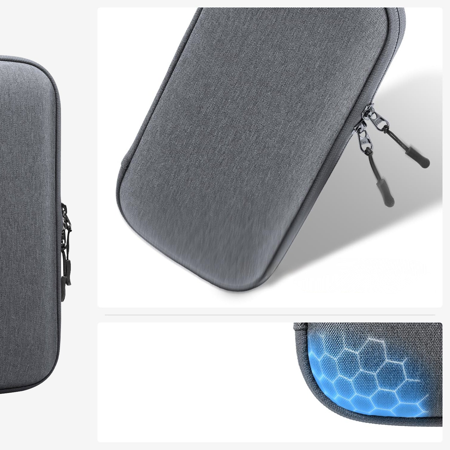 Hülle für Nintendo Switch 2, Spigen Klasden Pouch Renewed, Grau - Image 15