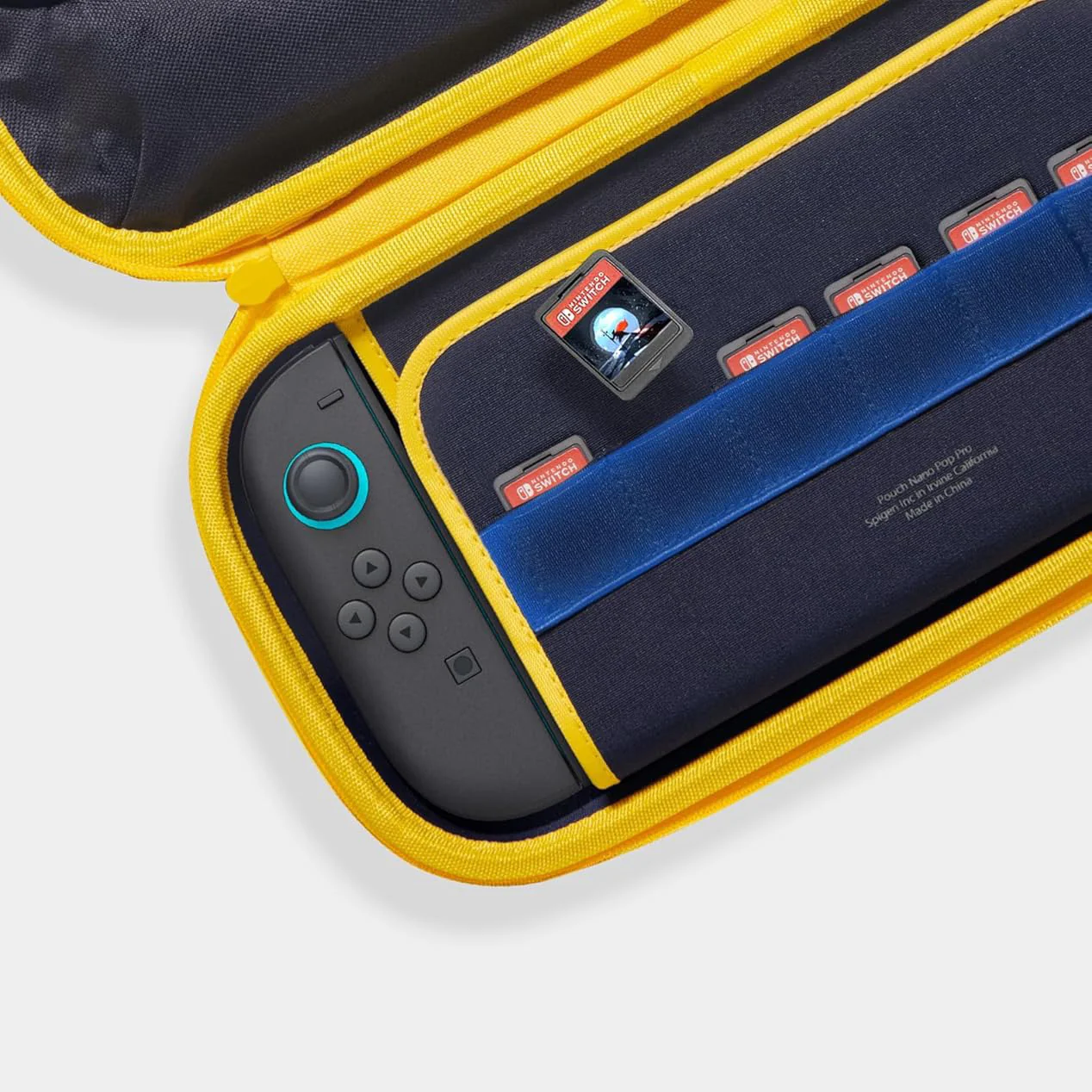 Hülle für Nintendo Switch 2, Spigen Nano Pop Pro Pouch, Dunkelblau-Gelb - Image 10
