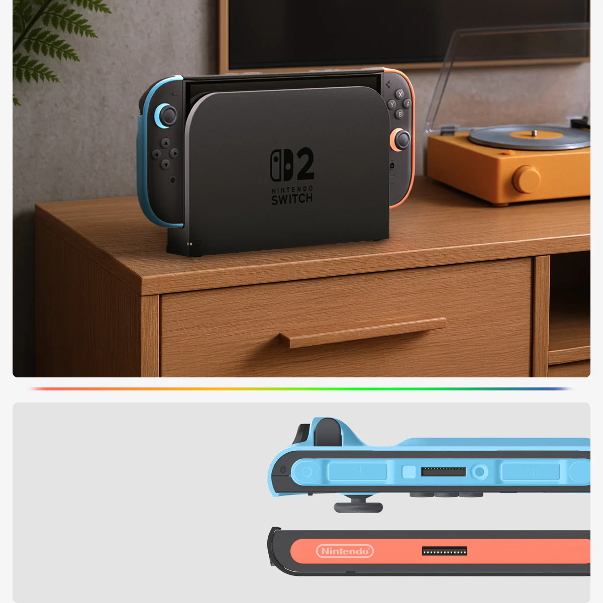 Hülle für Nintendo Switch 2, Spigen Nano Pop V2, Rot und Blau (Special Edition) - Image 10