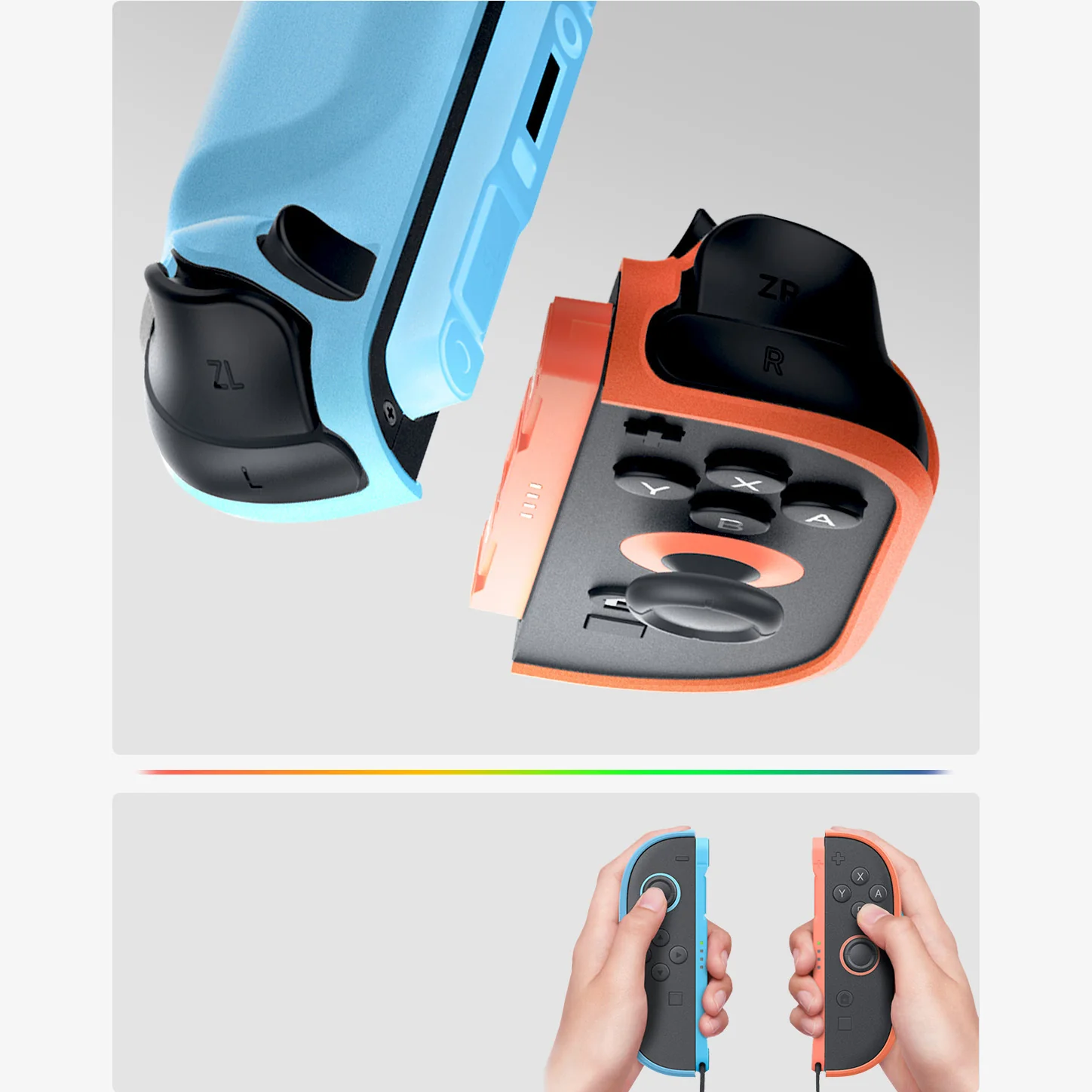 Hülle für Nintendo Switch 2, Spigen Nano Pop V2, Rot und Blau (Special Edition) - Image 11