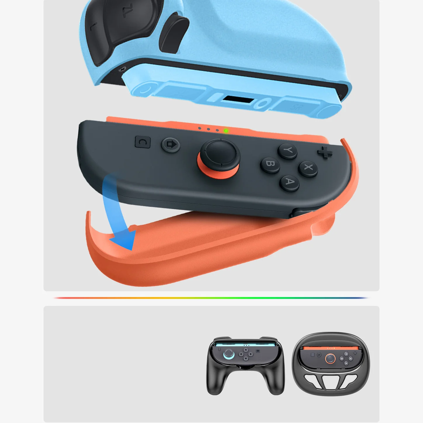 Hülle für Nintendo Switch 2, Spigen Nano Pop V2, Rot und Blau (Special Edition) - Image 13