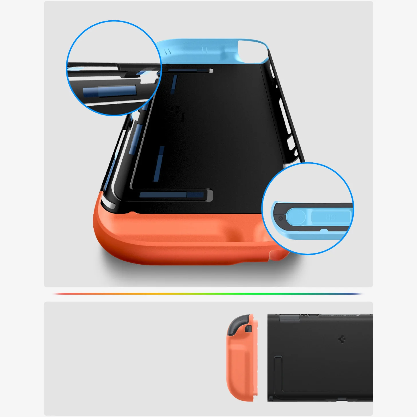 Hülle für Nintendo Switch 2, Spigen Nano Pop V2, Rot und Blau (Special Edition) - Image 14